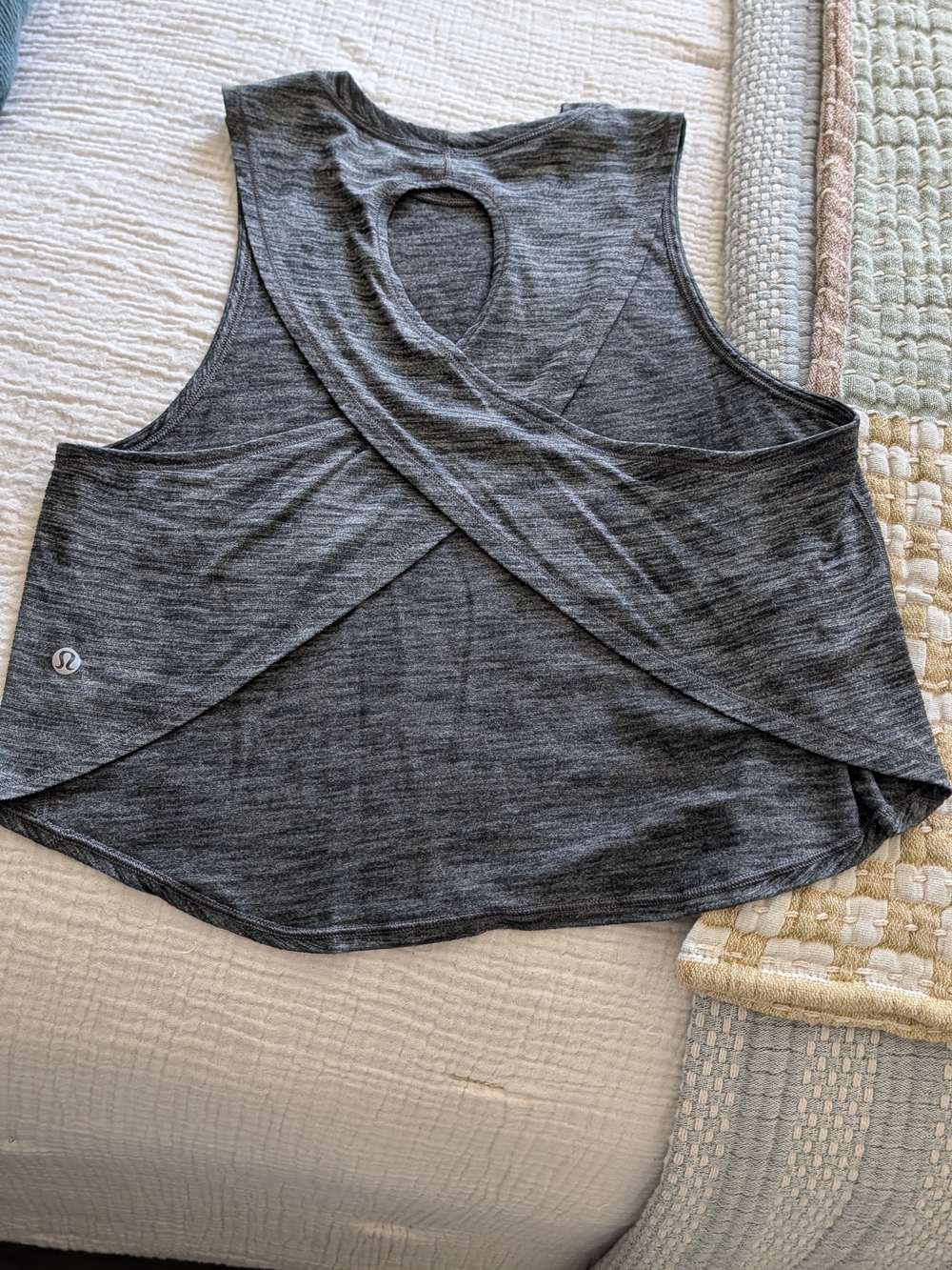 lululemon athletica Women's Dark Charcoal Cross-Back Tank
